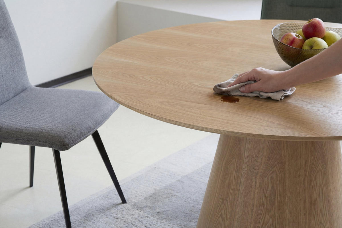 ESSTISCH in Holz, Holzwerkstoff 120/120/76 cm  - Eichefarben, Design, Holz/Holzwerkstoff (120/120/76cm) - MID.YOU