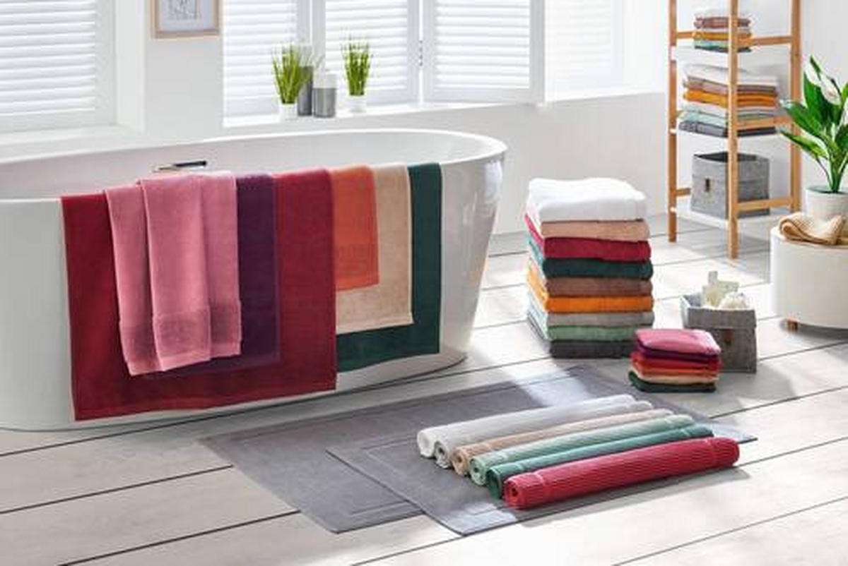 RUČNÍK PRO HOSTY, 30/50 cm, bordeaux - bordeaux, Natur, textil (30/50cm) - Bio:Vio