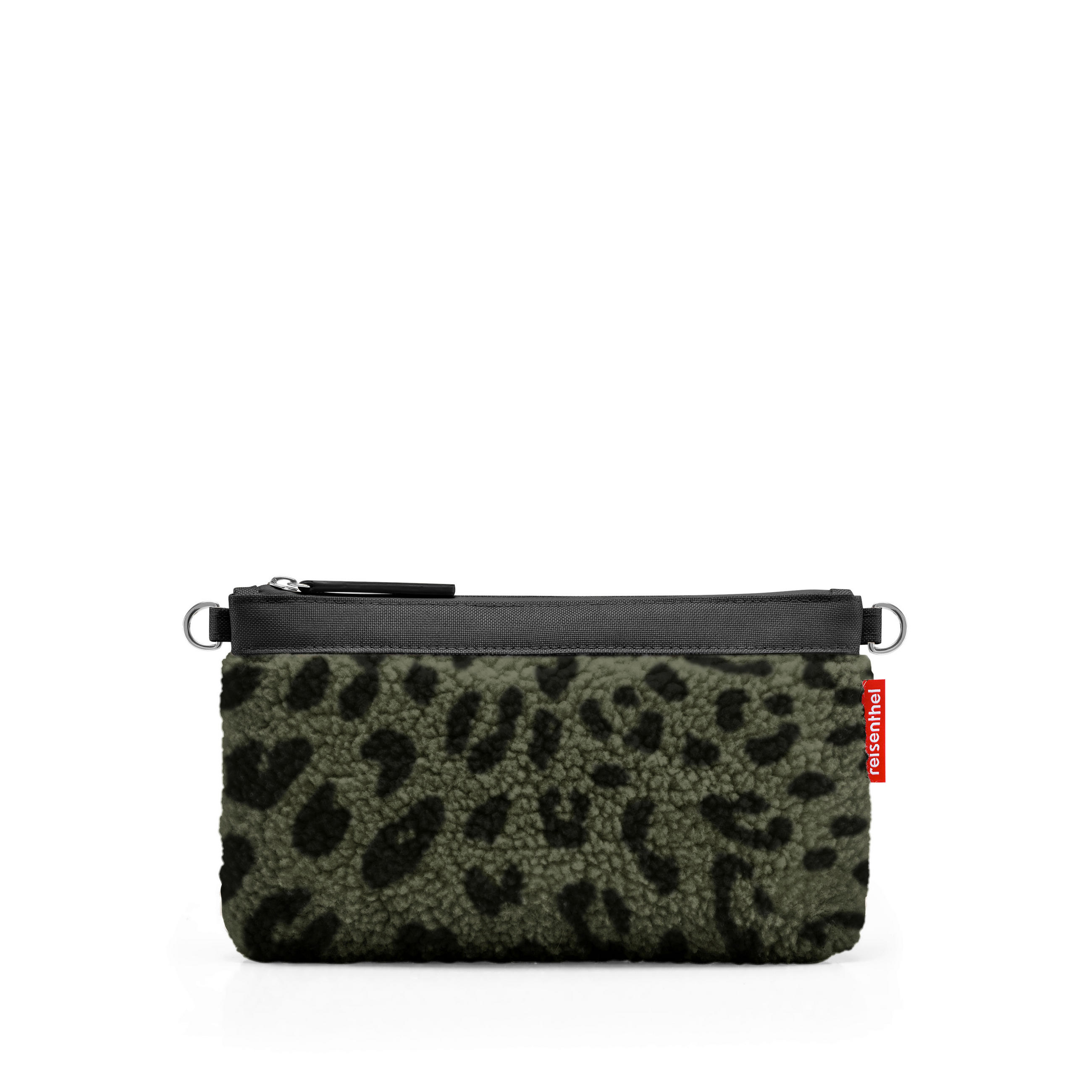 Reisenthel Schultertasche Mini pouch teddy olive Dunkelgrün 26x15x10 cm