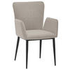 ARMLEHNSTUHL  in Stahl Bouclé  - Beige/Schwarz, Trend, Textil/Metall (57/86/61,5cm) - SetOne by Musterring