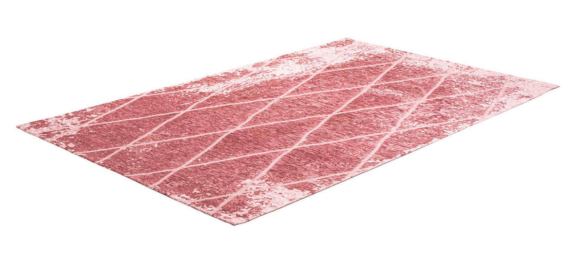 VINTAGE-TEPPICH 155/230 cm Fine Line Rosa  - Rosa, Design, Kunststoff/Textil (155/230cm) - Tom Tailor
