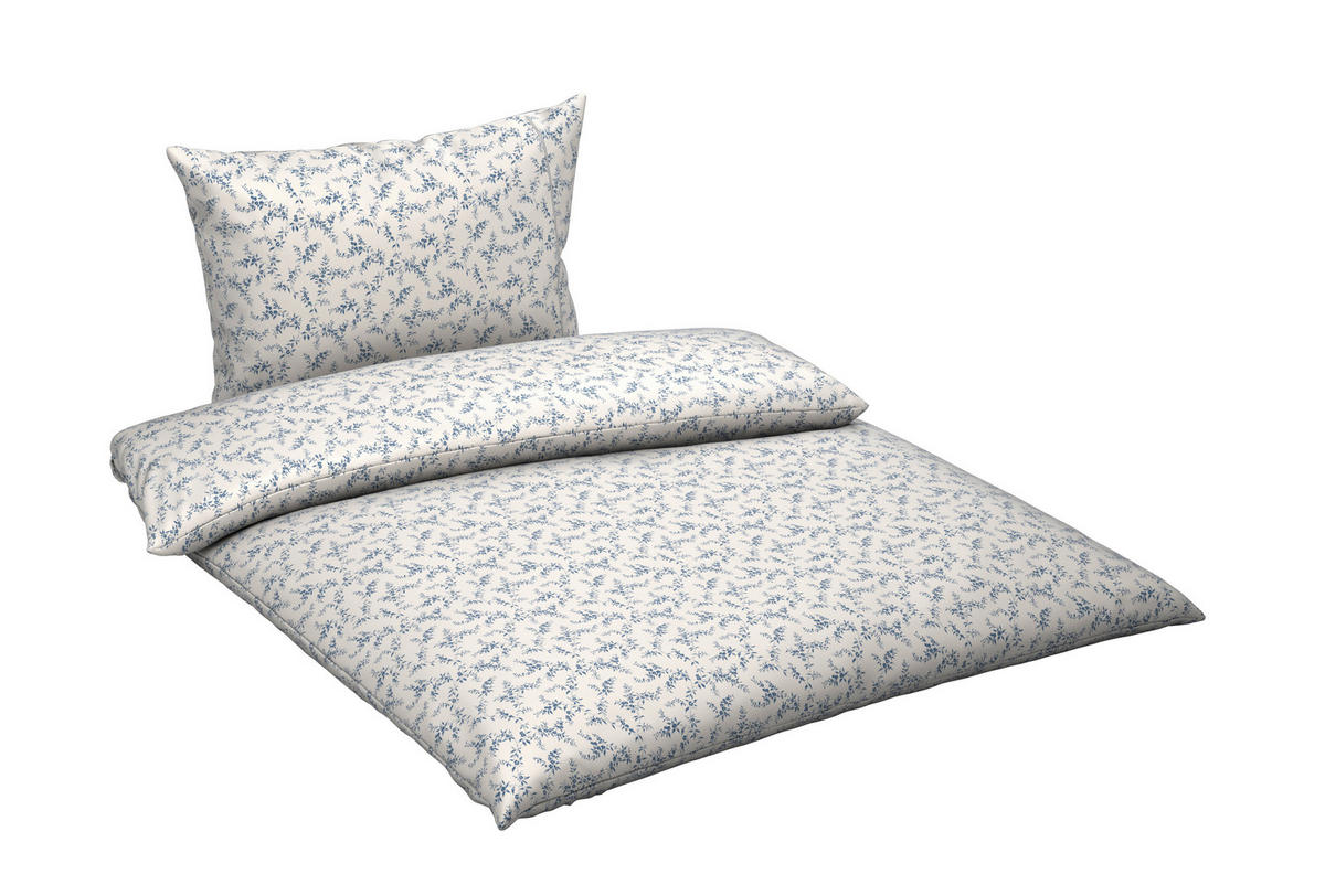 POSTELJNINA Mavie 200/200 cm saten modra  - modra, Konvencionalno, tekstil (200/200cm) - Esposa