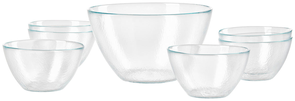 SET ZDJELA ZA SERVIRANJE      25/22/25 cm     Attivo  - prozirno, Konvencionalno, staklo (25/22/25cm) - Leonardo
