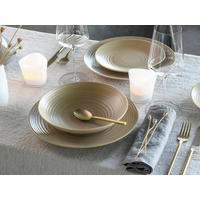 KOMBISERVICE Sandfarben Lava Stone 12-teilig 4 Personen  - Sandfarben, Basics, Keramik - Creatable