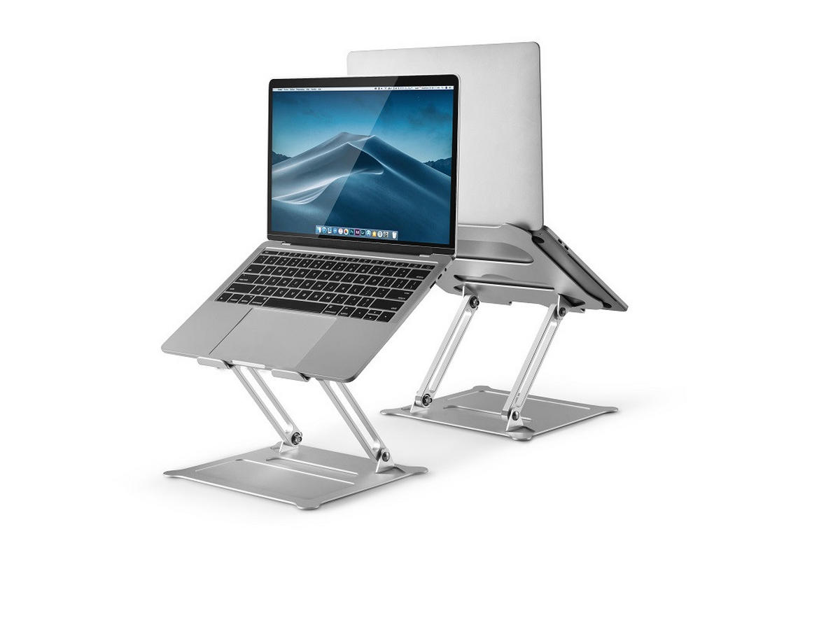 LAPTOP-HALTERUNG Metall Alufarben  - Alufarben, Design, Metall (26,5/16/23cm) - Boxxx