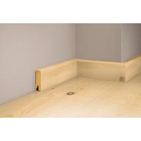 SOCKELLEISTE, Zirbe Natur Pur  - Basics, Holz (190/5/1,7cm) - Tilo