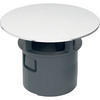 VENTILABDECKUNG   - Chromfarben/Schwarz, Basics, Kunststoff (6,4/2/6,4cm) - Novel
