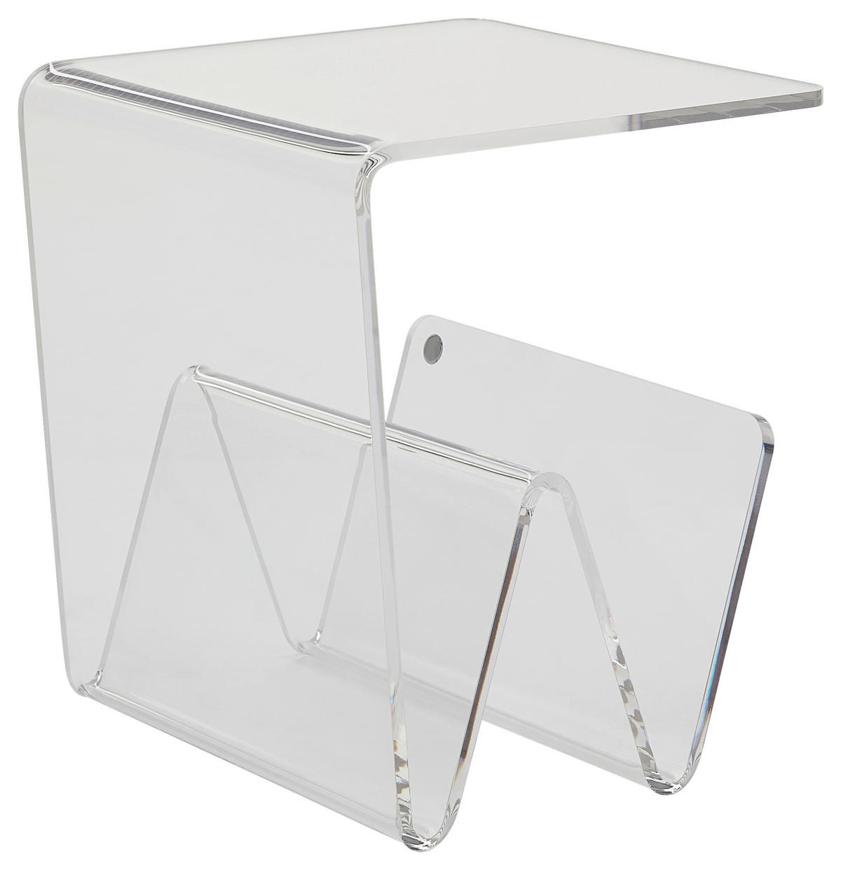 ZEITUNGSSTÄNDER Kunststoff Klar  - Klar, Design, Kunststoff (35/41,5/35cm)