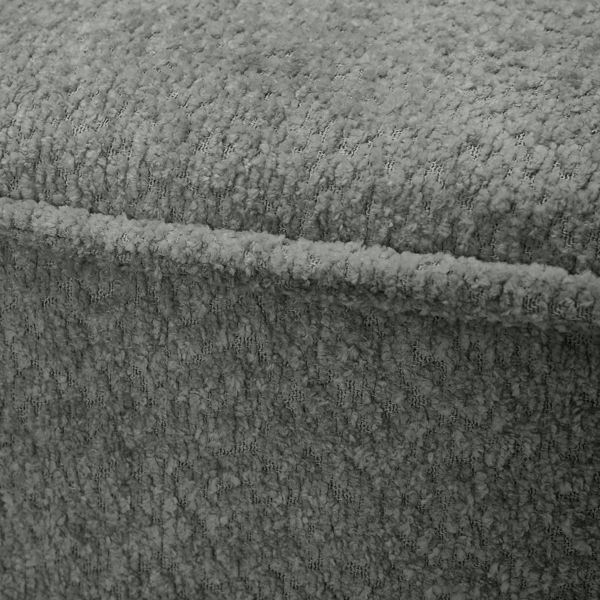 ECKSOFA in Chenille Grau  - Schwarz/Grau, Konventionell, Kunststoff/Textil (193/233cm) - Carryhome