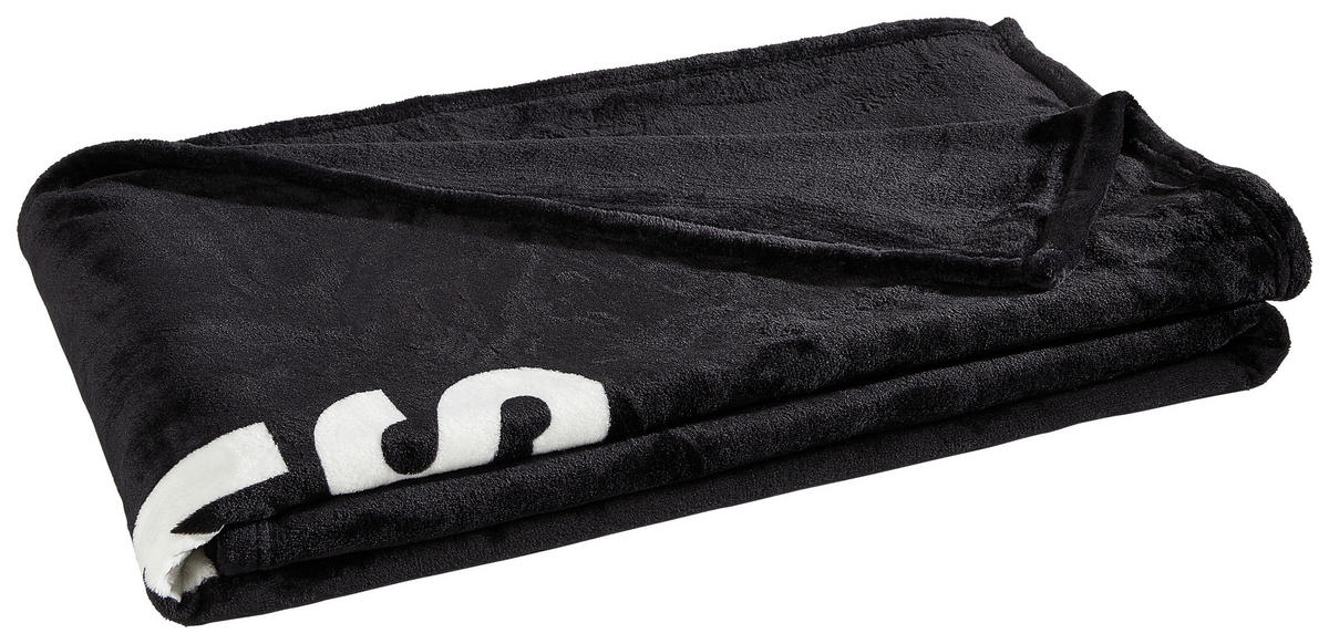 DECKE STRASSENKICKER 150/200 cm  - Schwarz/Weiß, Trend, Textil (150/200cm) - Herding
