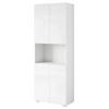 AKTENSCHRANK 68/181,9/33 cm  - Weiß Hochglanz/Weiß, Design, Holzwerkstoff (68/181,9/33cm) - Livetastic