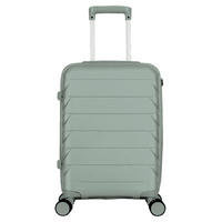 REISEKOFFER Grün  - Grün, Design, Kunststoff/Textil (63,5/41/24,5cm) - Novel