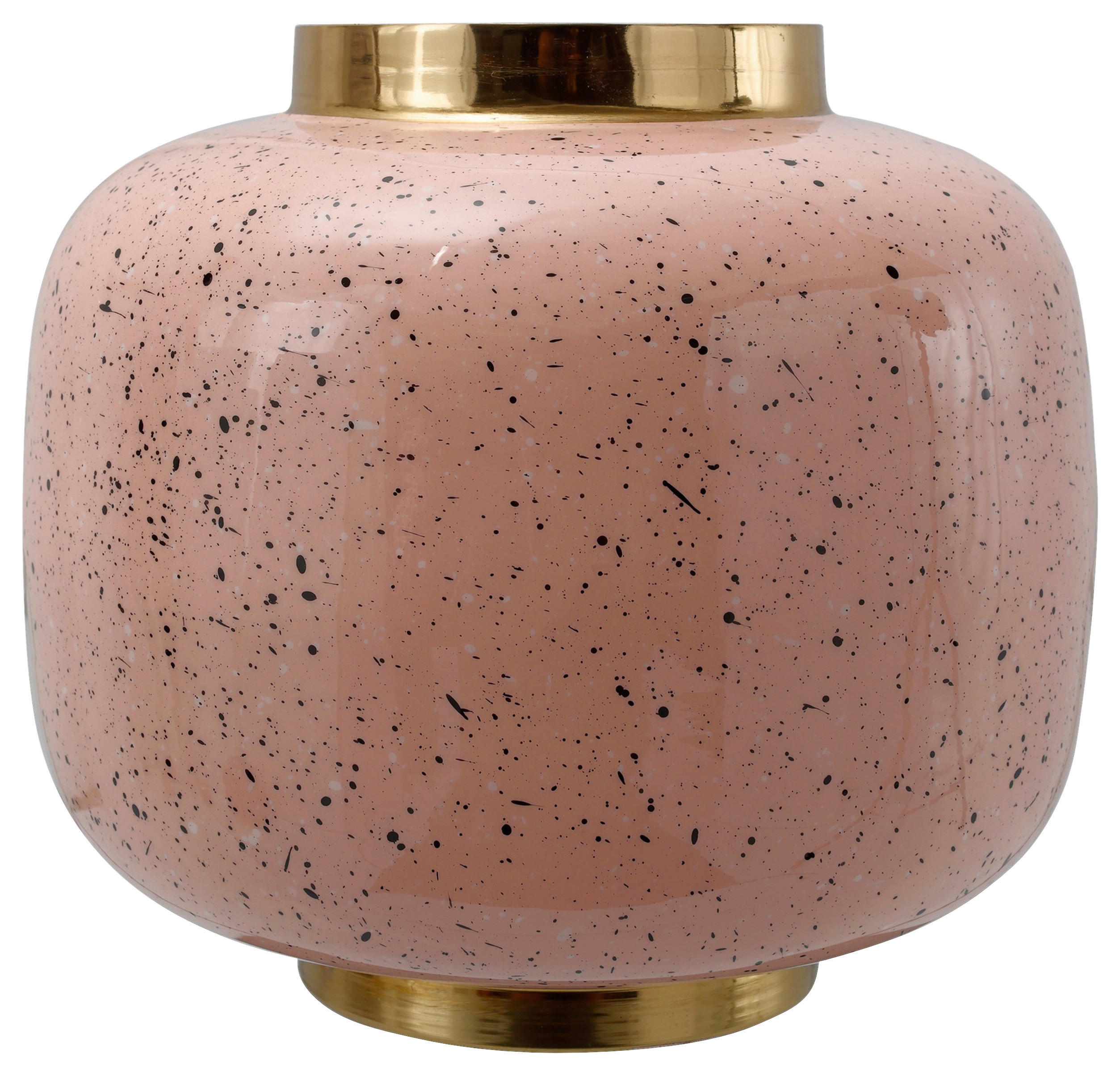 VASE  - Goldfarben/Multicolor, Trend, Metall (20/20/19cm) - Kayoom