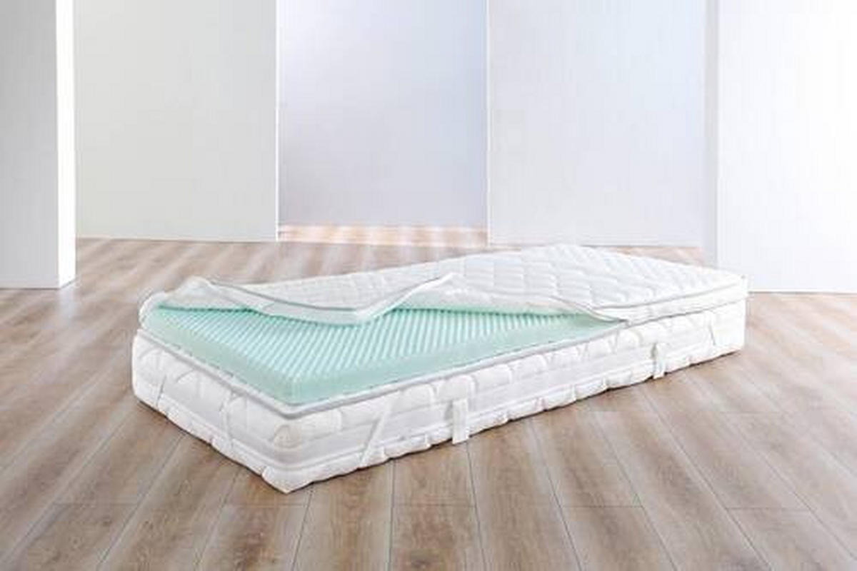 TOPPER 80/200 cm Höhe ca. 8 cm  - Weiß, Basics, Textil (80/200cm) - Modante