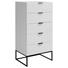 KOMODA, bílá - bílá/černá, Design, kov/kompozitní dřevo (60/120/45cm) - Ambia Home KOMODA, bílá - bílá/černá, Design, kov/kompozitní dřevo (60/120/45cm) - Ambia Home