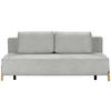 SCHLAFSOFA in Textil Hellgrau  - Hellgrau/Naturfarben, Design, Holz/Textil (211/88/102cm) - Niels Andersson