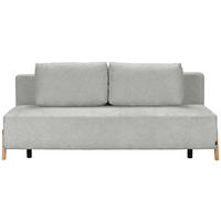 SCHLAFSOFA in Textil Hellgrau  - Hellgrau/Naturfarben, Design, Holz/Textil (211/88/102cm) - Niels Andersson
