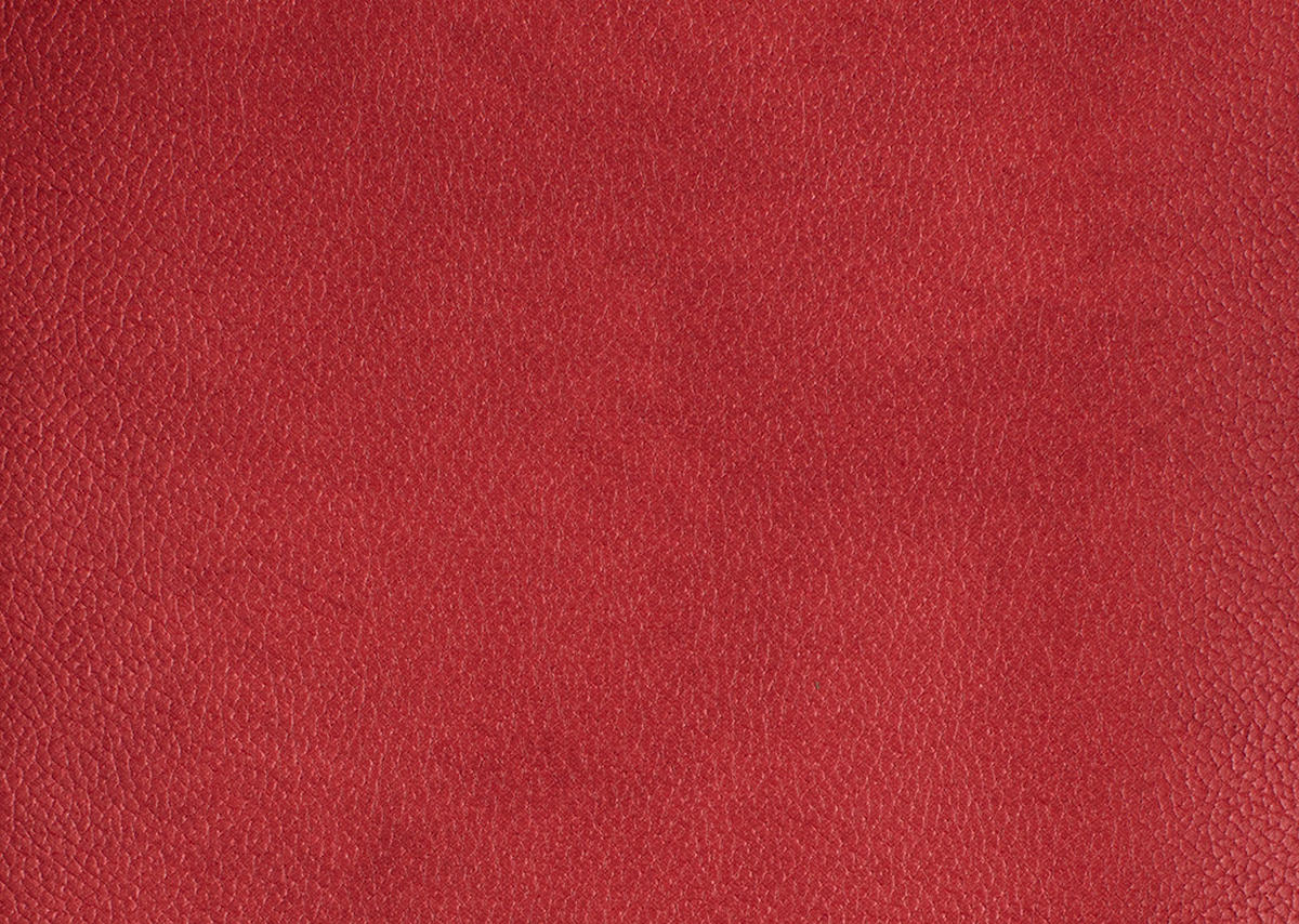 ECKSOFA in Lederlook, Mikrofaser Rot  - Rot/Schwarz, Design, Textil/Metall (261/220cm) - Beldomo System