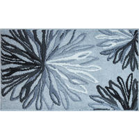 BADTEPPICH Anthrazit, Grau 70/120 cm  - Anthrazit/Grau, Basics, Kunststoff/Textil (70/120cm) - Grund