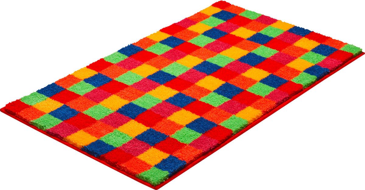 BADEMATTE Multicolor 65/115 cm  - Multicolor, Basics, Kunststoff/Textil (65/115cm) - Grund