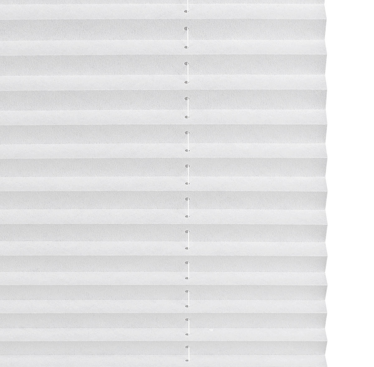 PLISOVANÁ ROLETA, polopriehľadné, 50/130 cm - biela, Basics, textil (50/130cm) - Boxxx