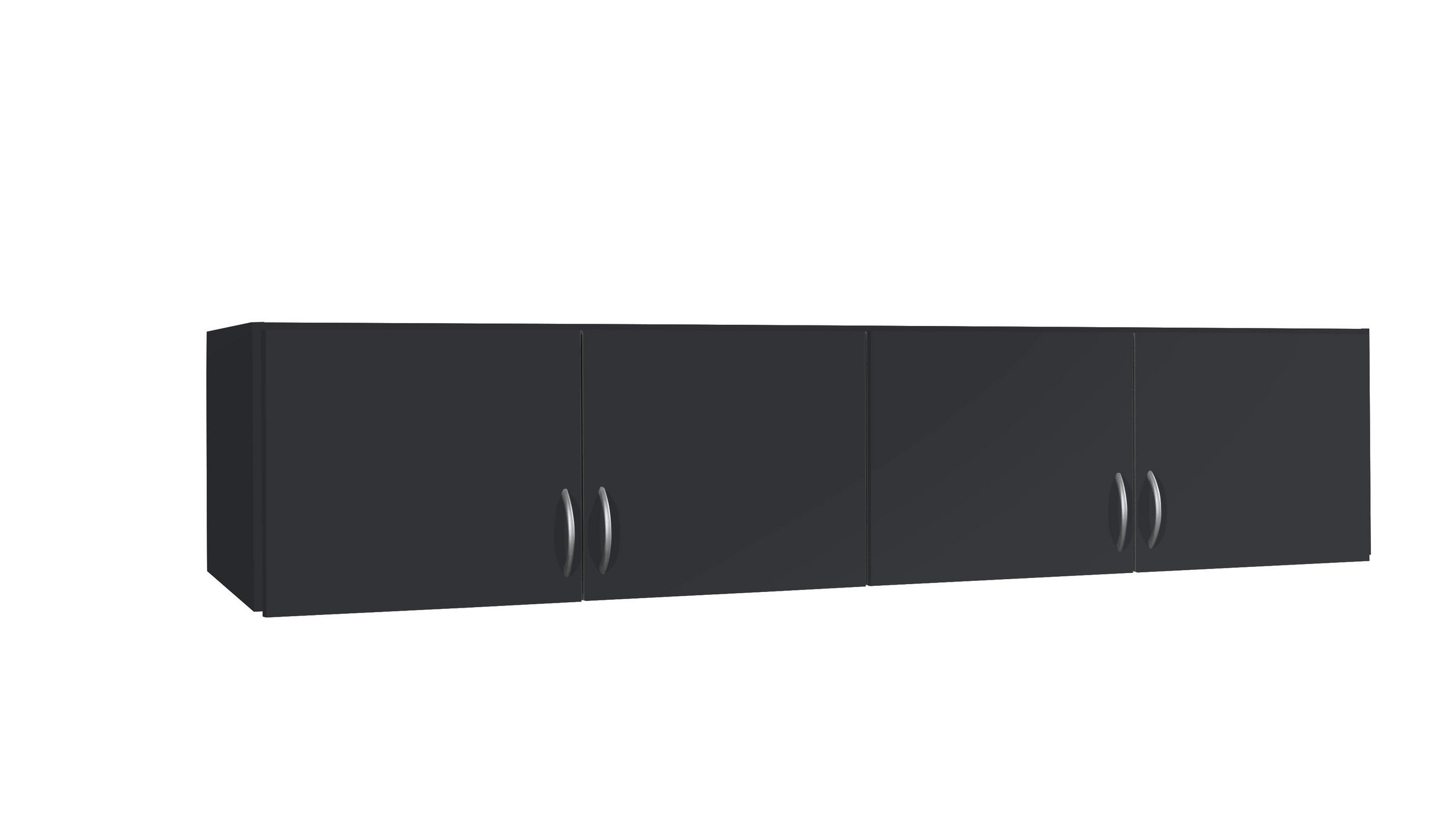 AUFSATZSCHRANK 181/39/54 cm  - Silberfarben/Grau, Design, Holzwerkstoff/Kunststoff (181/39/54cm) - Boxxx