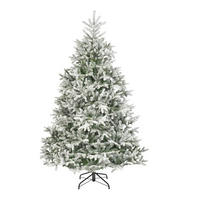 NOVOGODIŠNJA JELKA - bela/šumsko zelena, Osnovno, metal/plastika (150/210cm) - X-Mas
