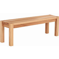 SITZBANK 125/42/35 cm Buchefarben Kernbuche massiv  - Buchefarben, KONVENTIONELL, Holz (125/42/35cm) - Livetastic