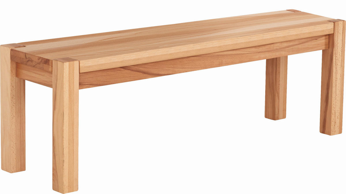 SITZBANK 125/42/35 cm Buchefarben Kernbuche massiv  - Buchefarben, KONVENTIONELL, Holz (125/42/35cm) - Livetastic