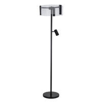 LED-STEHLEUCHTE 40/159 cm   - Transparent/Schwarz, Design, Kunststoff/Metall (40/159cm) - Novel