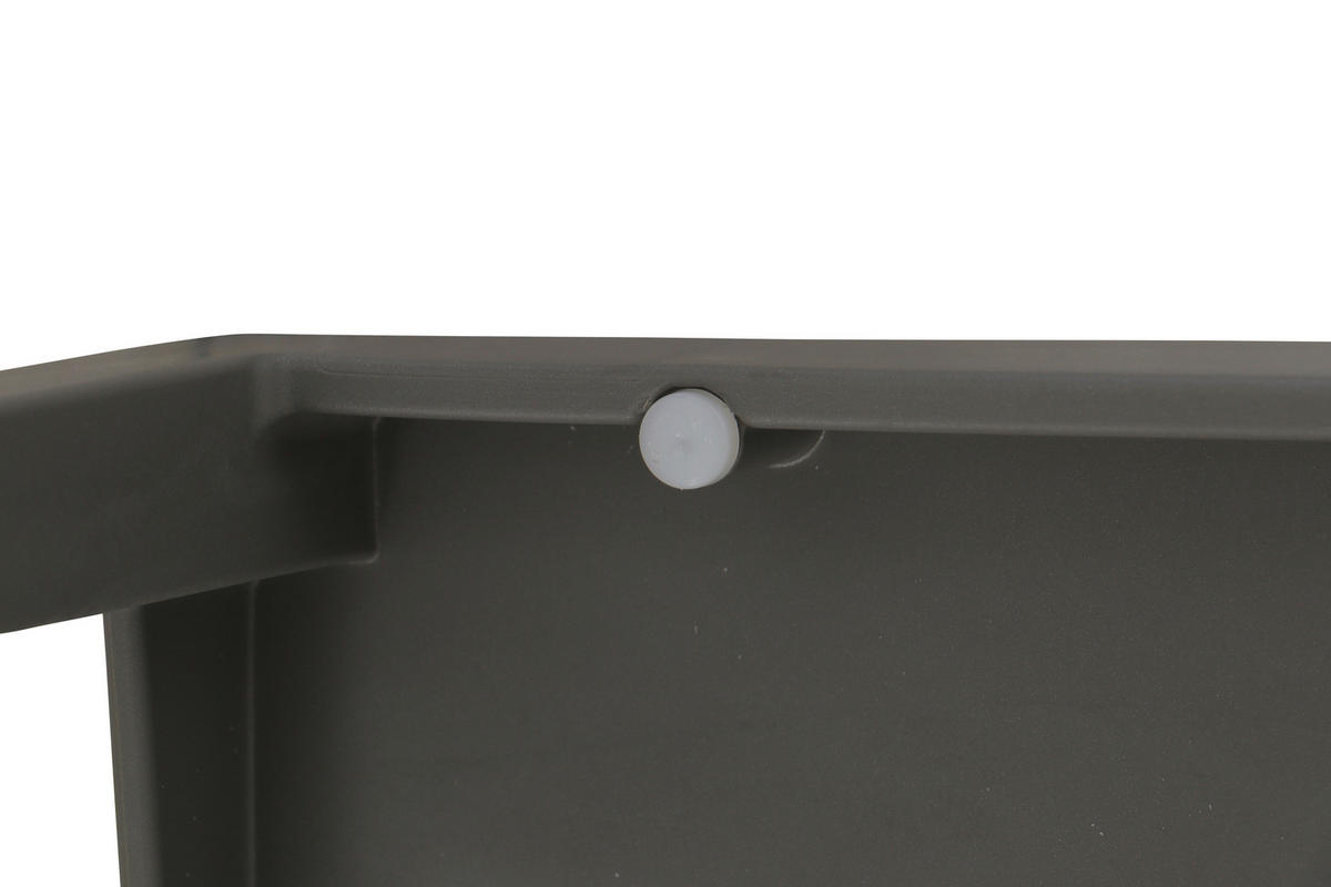 GARTENGARNITUR 3-teilig Stahl  - Grau, Basics, Kunststoff/Metall (70/80/70cm) - Siena Garden