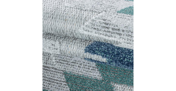 FLACHWEBETEPPICH 140/200 cm Bahama Blau  - Blau, Design, Textil (140/200cm) - Novel