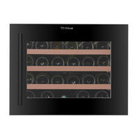 WEINKÜHLSCHRANK 7805,6845  - Schwarz, Basics, Glas/Holz (59.20/55.90/45.50cm) - Trisa Electronics