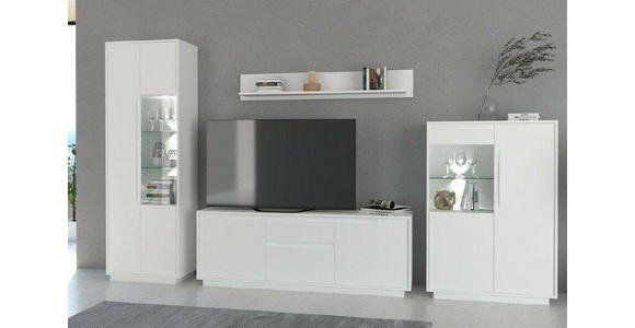 TV-ELEMENT Weiß 169/180/38 cm - Weiß, MODERN, Holzwerkstoff (169/180/38cm) - Carryhome