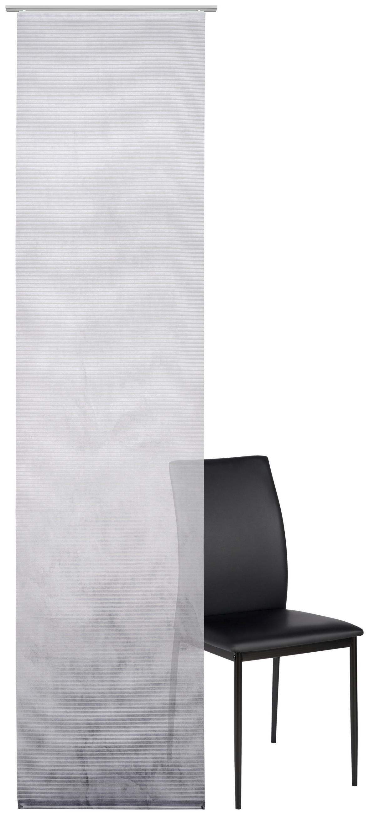FLÄCHENVORHANG in Grau  - Grau, Konventionell, Textil (60/255cm) - Novel
