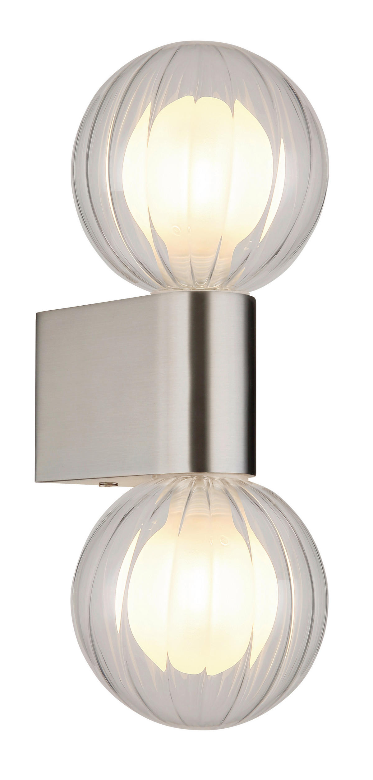 STENSKA SVETILKA ZA KOPALNICO     10/12/26,5 cm         - prozorno, Konvencionalno, kovina/steklo (10/12/26,5cm) - Globo