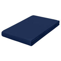 SPANNLEINTUCH 100/200 cm Frottee  - Dunkelblau, Basics, Textil (100/200cm) - Schlafgut