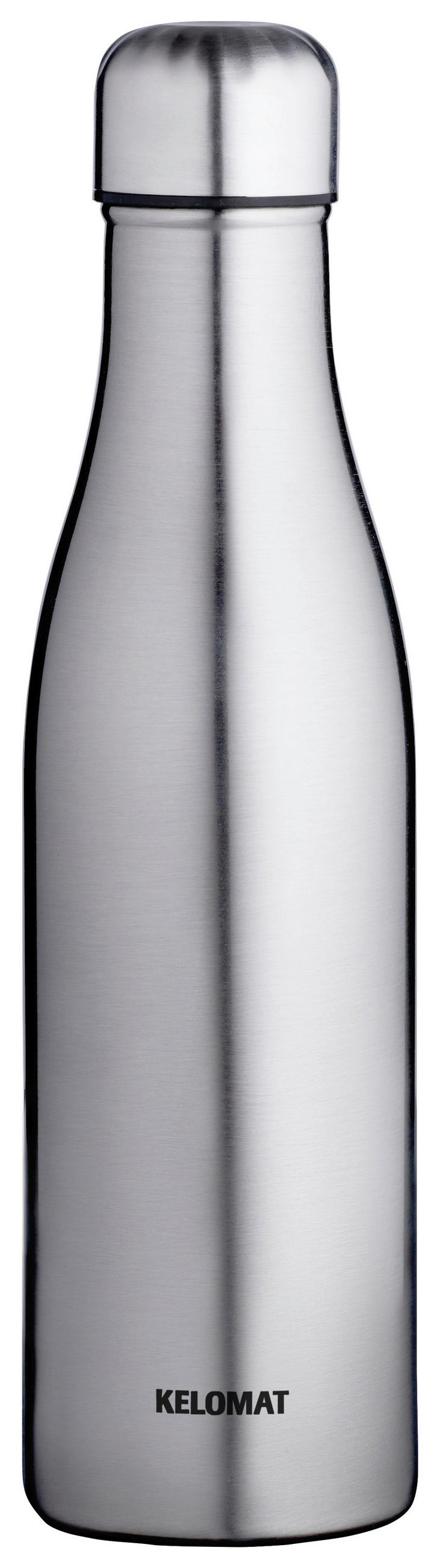 TRINKFLASCHE 0.5 l KELOMAT SPEZIALARTIKEL  - Silberfarben, KONVENTIONELL, Metall (6,00/6,00/25,00cm) - Riess