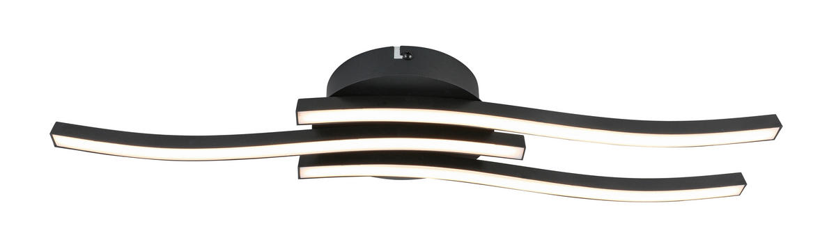 Plafonieră Cu Led 18 W    54,5/14/6,5 cm  - alb/negru, Basics, plastic/metal (54,5/14/6,5cm) - Boxxx