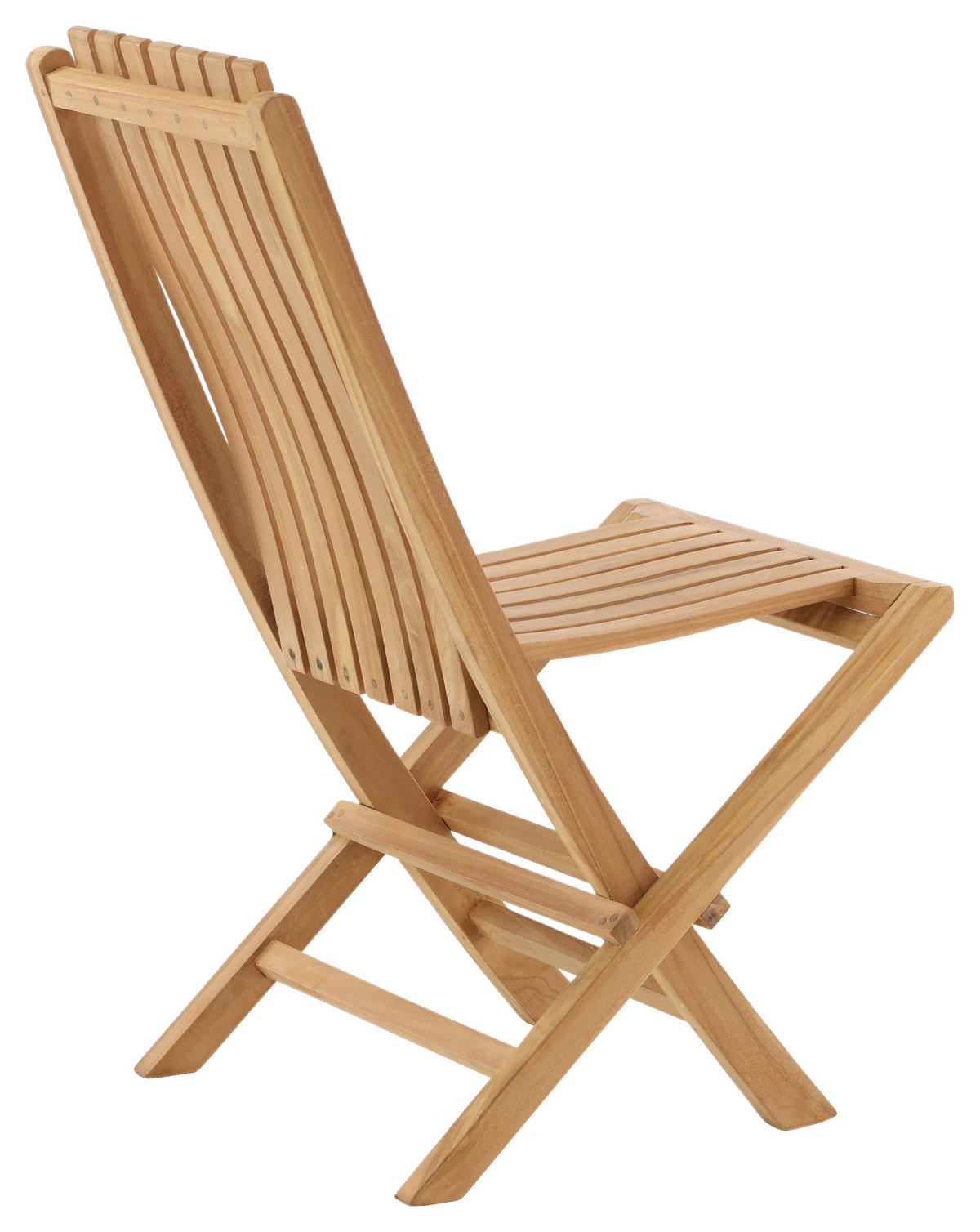 GARTENKLAPPSESSEL in Holz Teakfarben  - Teakfarben, KONVENTIONELL, Holz (43/98/47cm) - Gardenson