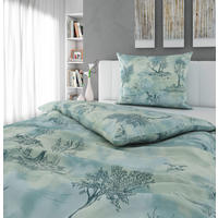 ÁGYNEMŰHUZAT-GARNITÚRA 140/200 cm  - bézs/kék, Konventionell, textil (140/200cm) - Esposa