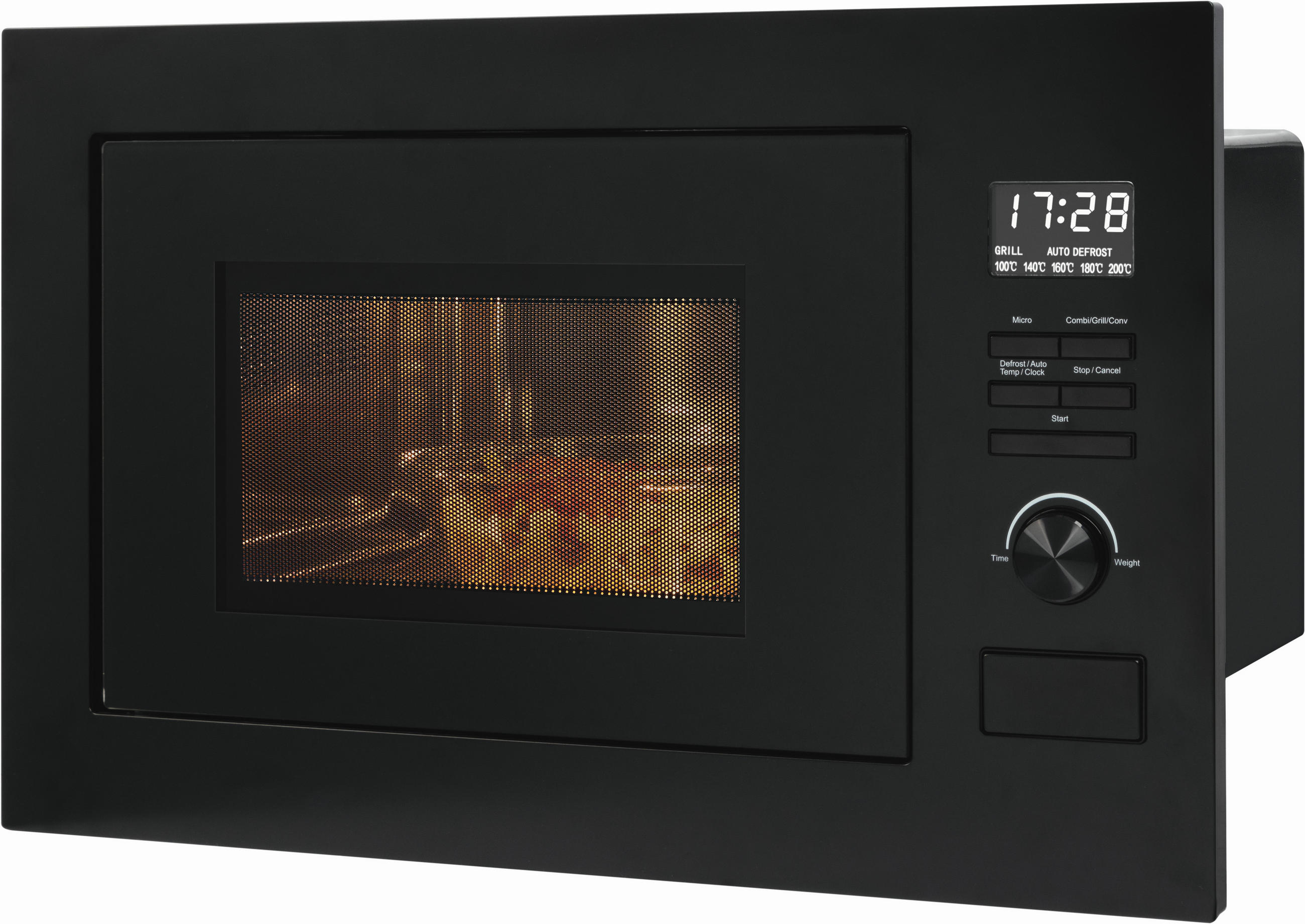 EINBAUMIKROWELLE MWG 3001 H EB  - Schwarz, Basics, Metall (59,50/39,00/35,10cm) - Bomann