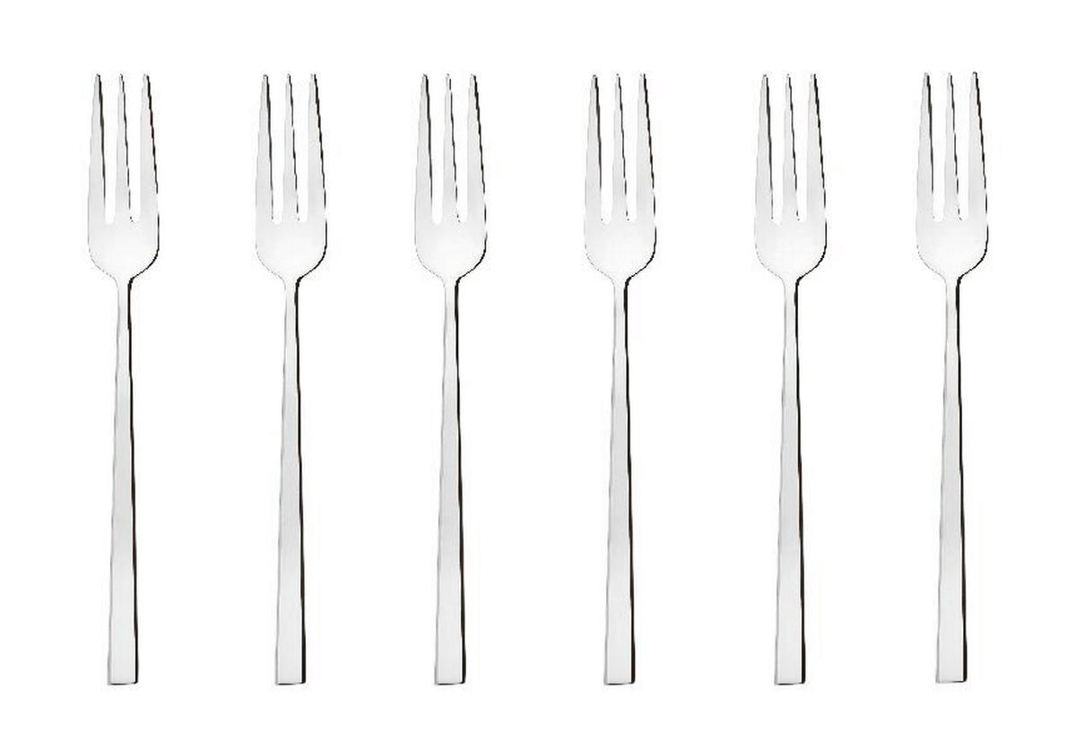 SET VILICA     6-dijelni  Rock  - boje oplemenjenog čelika, Basics, metal (21/13/4cm) - Sambonet