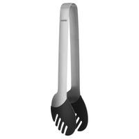 SERVIERZANGE - Edelstahlfarben/Schwarz, Basics, Kunststoff/Metall (10,00/7/32cm) - moHA!