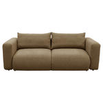 SCHLAFSOFA Flachgewebe Dunkelorange  inkl.  - Dunkelorange/Schwarz, MODERN, Kunststoff/Textil (248/94/109cm) - Carryhome