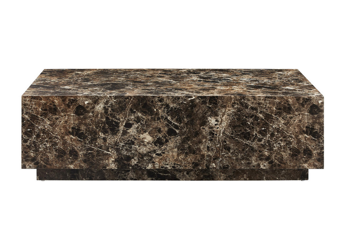 COUCHTISCH in Holzwerkstoff 120/75/35 cm  - Braun, Design, Holzwerkstoff (120/75/35cm) - Livetastic