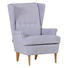 OHRENSESSEL Mikrofaser Hellblau - Dunkelbraun/Hellblau, Trend, Holz/Textil (72/104/85cm) - Carryhome OHRENSESSEL Mikrofaser Hellblau - Dunkelbraun/Hellblau, Trend, Holz/Textil (72/104/85cm) - Carryhome