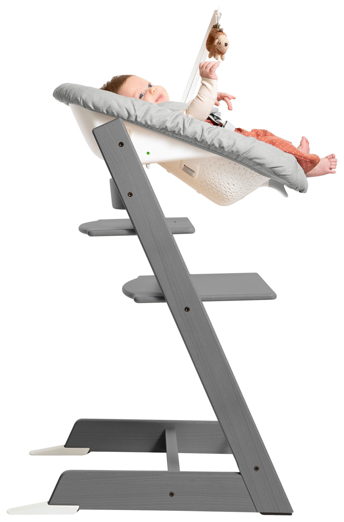 HOCHSTUHL-SET Tripp Trapp Bundles  - Hellgrau, Basics, Holz (87/65/46cm) - Stokke