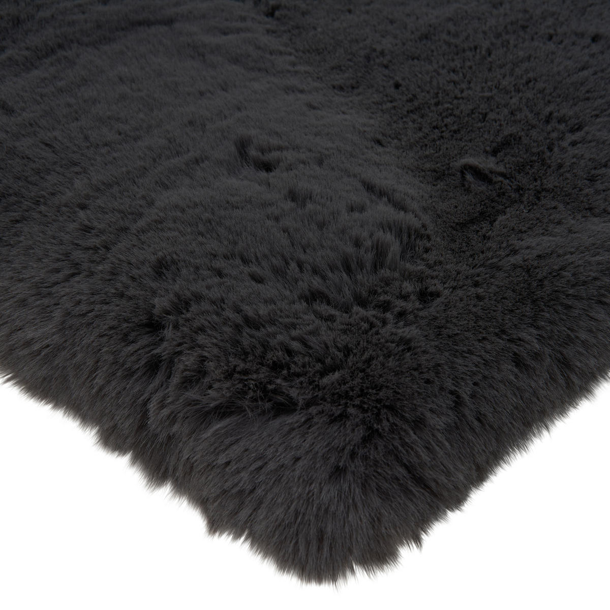 HOSSZÚ SZÁLÚ SZŐNYEG  Yogi  - antracit, Design, textil (60/110cm) - Novel