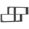 WANDREGAL Anthrazit  - Anthrazit, MODERN, Holzwerkstoff (100/53/20cm) - MID.YOU
